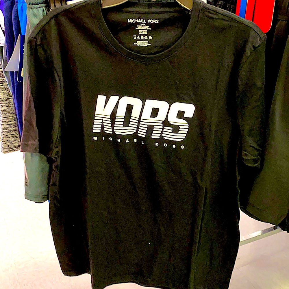 Michael Kors Men’s T-Shirt Black Size Large New